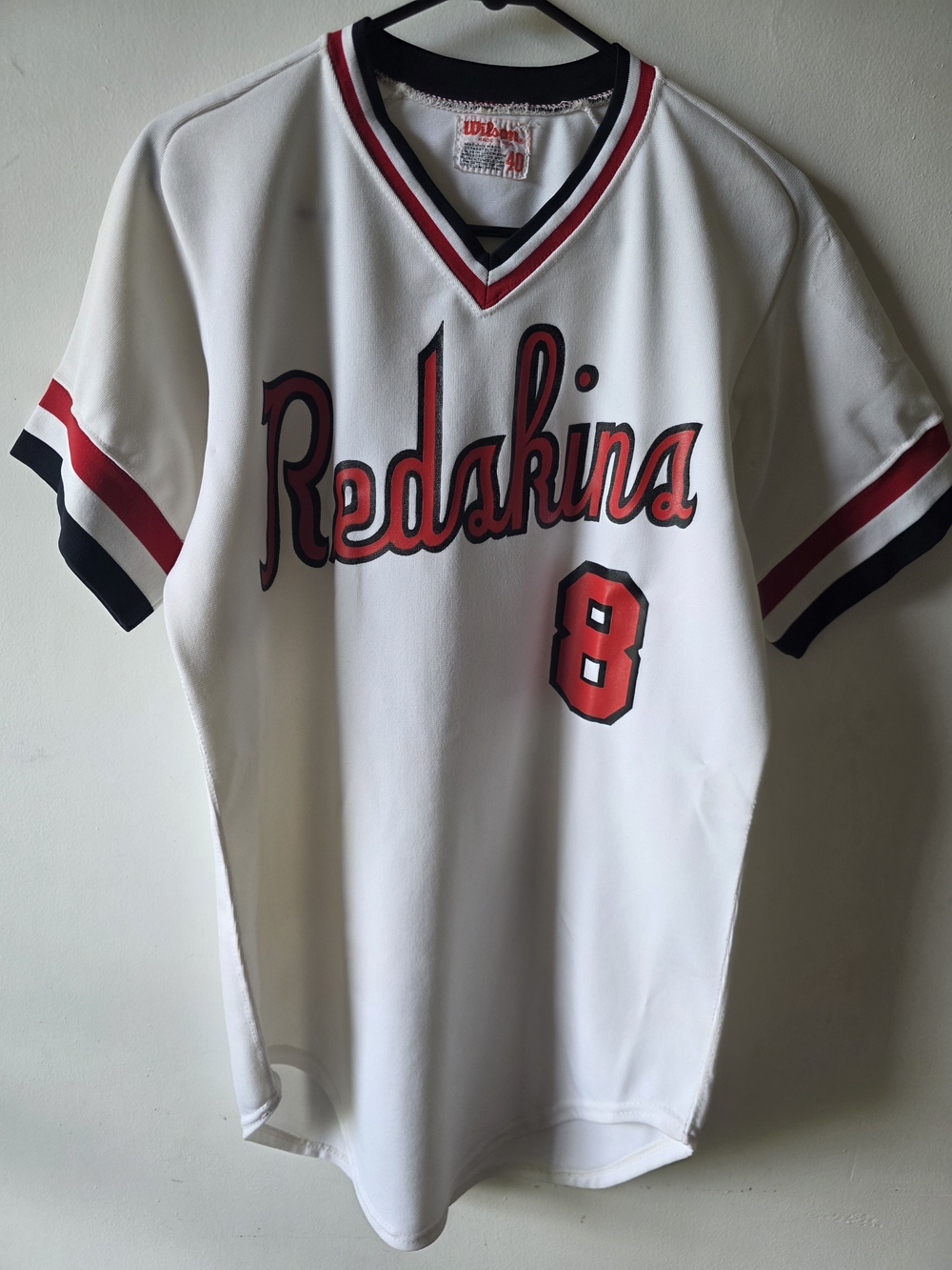 Vintage Wilson Washington Redskins #8 Baseball Jersey NFL USA Made Rare Medium